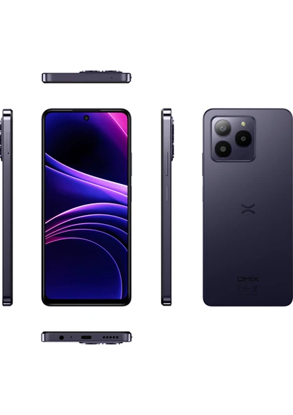 OMIX X7  8/128 GB  PURPLE AKILLI CEP TELEFONU 
